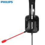 New Philips TAGH401 wired headset with microphone gaming headphone USB interface for game voice GH401 compatible Computer PC Mac (1)